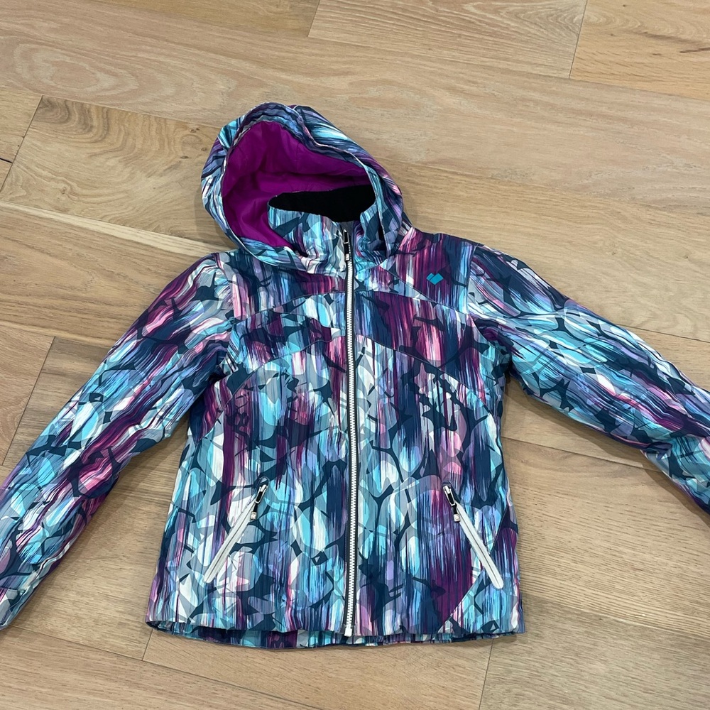 Obermeyer girls ski jacket size size 10/12